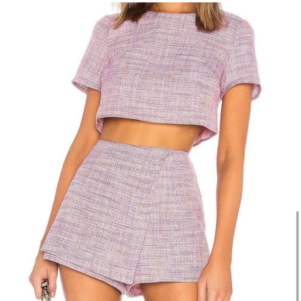 Lovers + Friends FULL SET Ella Crop Top + Stargazer Skort